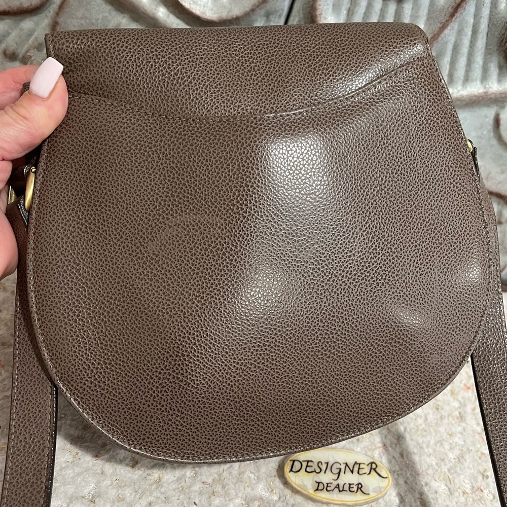 COACH Vintage Madison Carlyle Leather Crossbody 4410 Brown Made In Italy 🇮🇹 - Picture 5 of 15